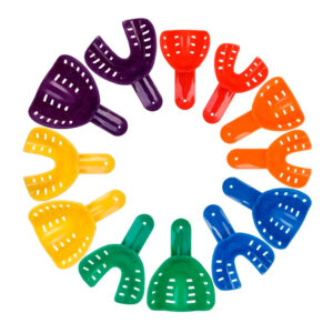 Kit de bandejas de impresión perforadas - Odontología - 12 piezas