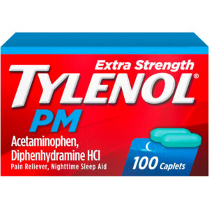Tylenol PM Extra Strength - Cápsulas para aliviar el dolor nocturno y ayuda para dormir, 500 mg de acetaminofeno