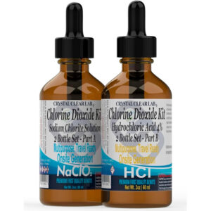 Kit De Dioxido De Cloro Clo2 Transparente, Solucion De Acido
