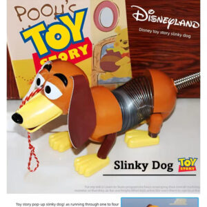 Juguete Para Tirar Toy Story Slinky Dog Jr De Disney Y Pixar