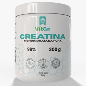 Vitgo Creatina en polvo monohidrato para aumento de la fuerza
