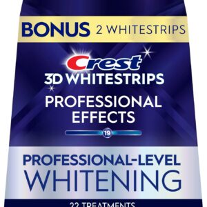 Crest 3D Whitestrips Professional Effects – Kit de blanqueamiento dental, 22 tratamientos