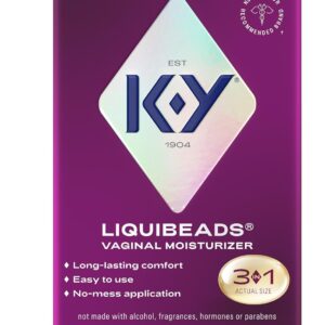 Humectante vaginal K-Y Liquibeads, 6 óvulos