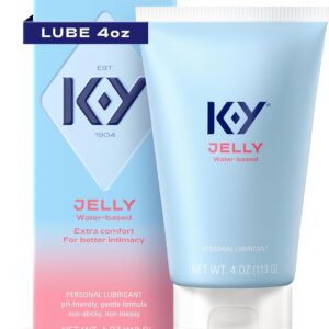 K-Y Jelly Lubricante Personal, fórmula a base de agua amigable con el cuerpo